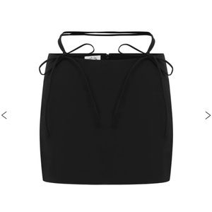 New with tags With Jean Jasper Mini Skirt with Ties